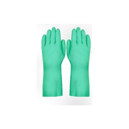 Luva Nitrílica Plastcor Tamanho M Com Forro Flocado Ca 34142