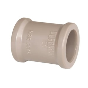 LUVA SOLDÁVEL PLASTILIT 32MM PVC PARA UNIÃO DE TUBULAÇÕES DE ÁGUA FRIA
