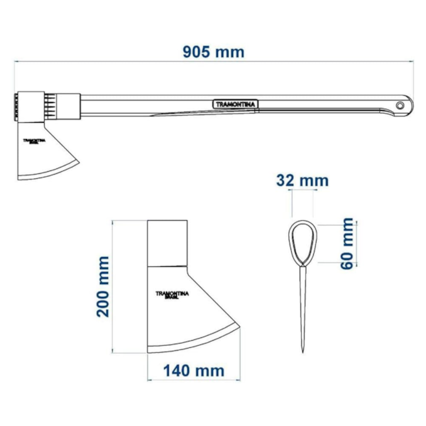MACHADO TRAMONTINA 3,5 LBS COM CABO 90CM CABEÇA REDONDA-15a4c68c-a439-4b25-83a3-d27e3cdf16f1