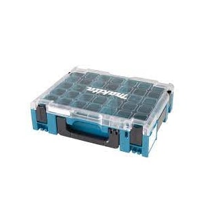 MALETA ORGANIZADORA MAKPAC MAKITA 191X80 2 COM 13 CAIXAS INTERNAS TAMPA TRANSPARENTE