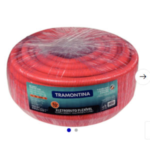 MANGUEIRA CORRUGADA REFORÇADA TRAMONTINA ELETRIK DN20 1/2