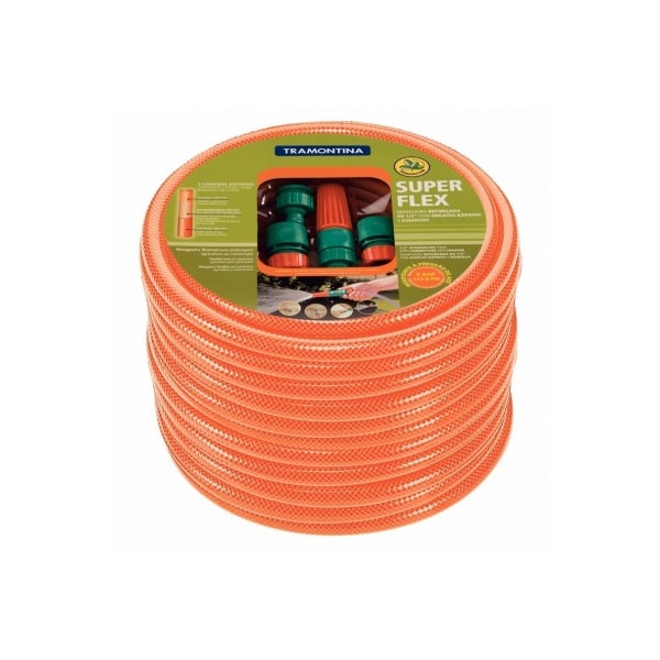MANGUEIRA DE JARDIM TRAMONTINA SUPER FLEX 1/2