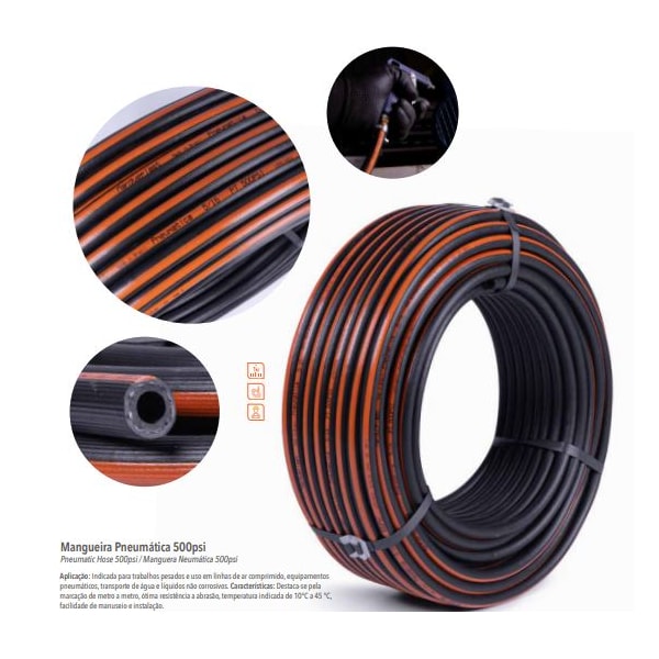 Mangueira Pneumática Mangueplast 1/4