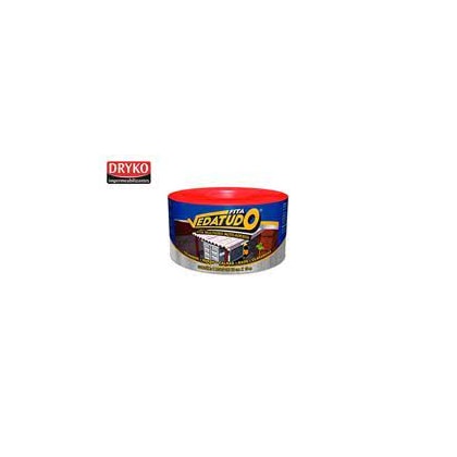 MANTA ASFÁLTICA 20CM X 10M AUTOADESIVA DRYKO MULTISEAL ALUMÍNIO PARA VEDAÇÃO E IMPERMEABILIZAÇÃO