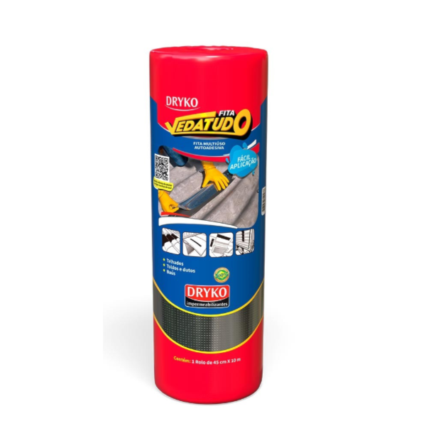 Manta Asfáltica Autoadesiva Dryko Multiseal Alumínio 45 Cm X 10 M-a076bb36-7141-46f4-a1e9-fb6e1f7a8872