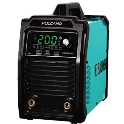 Máquina De Solda Inversora Balmer Vulcano 2100 220 V 30 A 200 A Com Display Digital