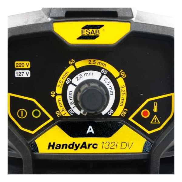 MÁQUINA DE SOLDA INVERSORA BIVOLT PORTÁTIL HANDYARC 132I DV-97800ce0-79a9-4e6c-969b-cd078541cf65