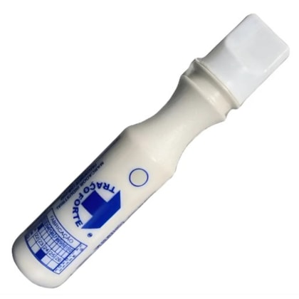 Marcador Industrial Riscofer 60Ml Branco 3Mm Para Marcação Permanente