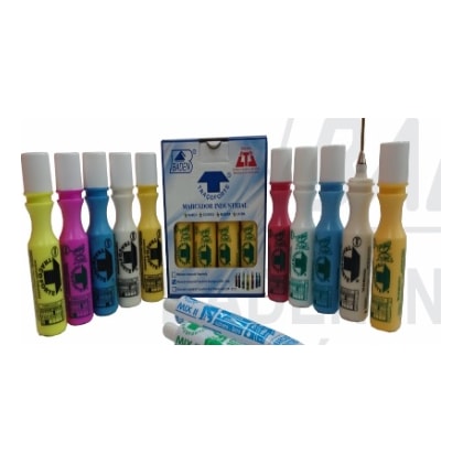 MARCADOR INDUSTRIAL TRACOFORTE 60ML AZUL PONTA 3MM PARA METAL MADEIRA PLÁSTICO