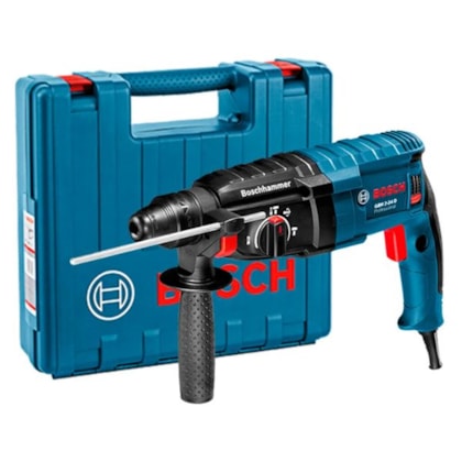 MARTELETE PERFURADOR ROMPEDOR BOSCH SDS PLUS 820W 220V GBH 2 24 D