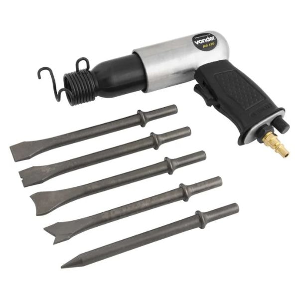 Martelete Rebarbador Pneumático Vonder Mr190 Com 5 Ponteiras-05049101-4321-49ef-89c0-d66ddc8f8a53