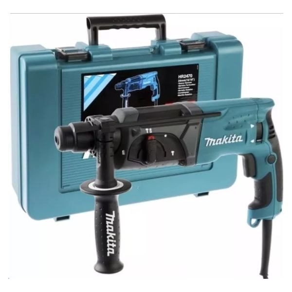MARTELETE ROMPEDOR MAKITA SDS PLUS 800W 220V HR2470 COM MALETA-812c699d-bf51-45f2-81d3-127d7edafe8b