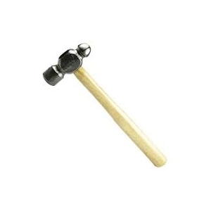 Martelo Bola 300G Com Cabo De Madeira Golpear E Moldar Metal