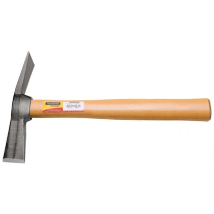 Martelo De Pedreiro Tramontina 500G Cabeça Aço Carbono Cabo Madeira