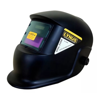 Máscara De Solda Automática Lynus Ms3500 | Escurecimento Rápido
