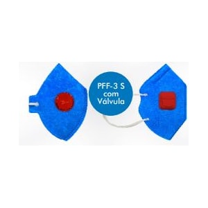 MÁSCARA RESPIRATÓRIA PFF3 P3 C/ VÁLVULA DELTA PLUS CA 38807