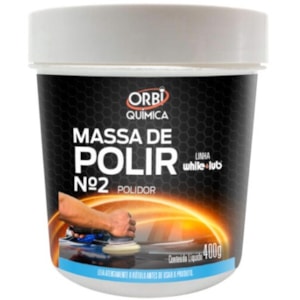 MASSA DE POLIR ORBI QUÍMICA N°2 400G POLIMENTO AUTOMOTIVO