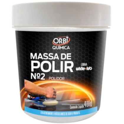 MASSA DE POLIR ORBI QUÍMICA N°2 400G POLIMENTO AUTOMOTIVO