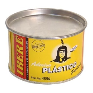 MASSA PLÁSTICA CINZA 400G IBÉRE PARA REPAROS EM MÁRMORE, GRANITO, CALHAS E MÓVEIS