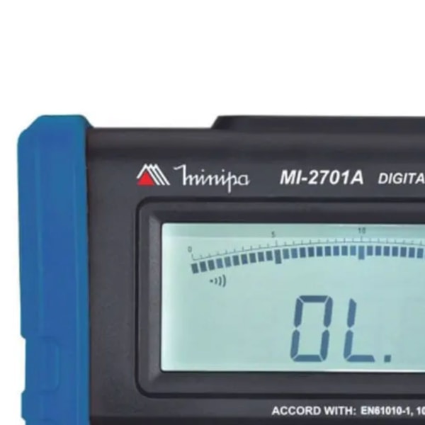 MEGÔMETRO DIGITAL MINIPA MI 2701 TESTE DE ISOLAMENTO COM ÍNDICE DE POLARIZAÇÃO E ABSORÇÃO DIELÉTRICA-235f1014-d565-4608-b07d-0744c852fefc