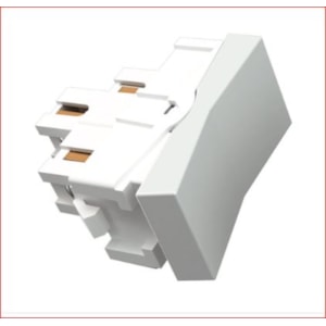MÓDULO INTERRUPTOR SIMPLES MECTRONIC PETRA 10A 250V BRANCO REFERÊNCIA 80043
