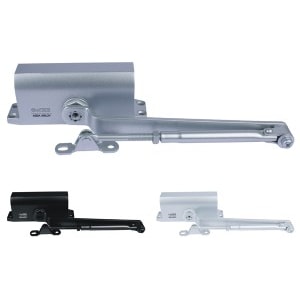 MOLA AUTOMÁTICA PARA PORTA LA FONTE LF 1023 BRANCA COMPACTA PARA PORTAS ATÉ 40KG