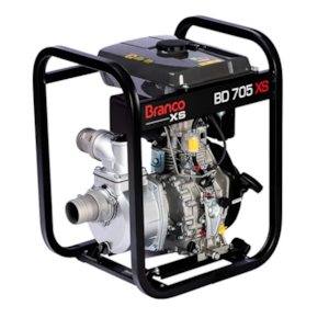 MOTOBOMBA AUTOESCORVANTE BRANCO BD 705E XS 7,0 CV DIESEL 3