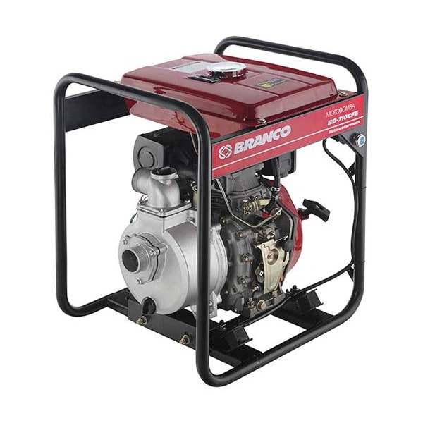 MOTOBOMBA AUTOESCORVANTE BRANCO BD 710CFE 5,0 CV DIESEL 2