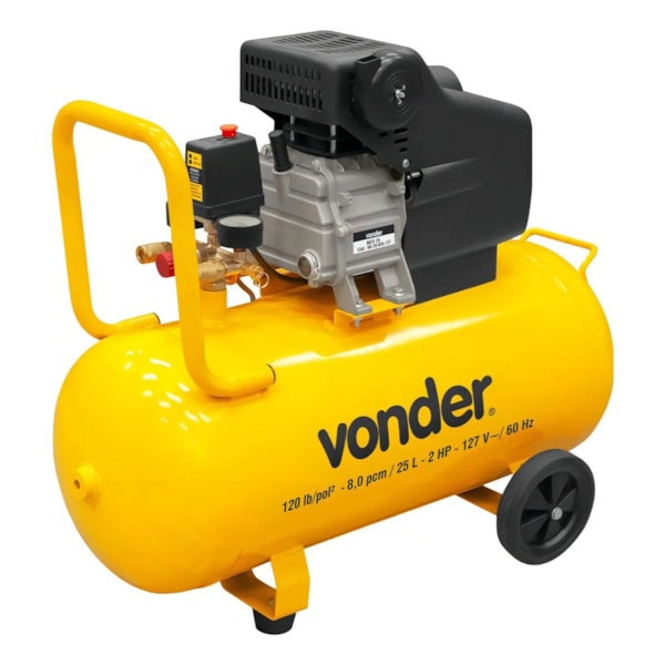 MOTOCOMPRESSOR VONDER 2CV 25L 127V PROFISSIONAL ALTA CAPACIDADE-e839267f-c267-49df-aef3-e8c6c51af633