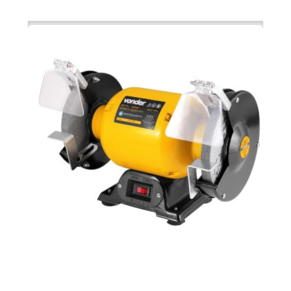 Motoesmeril Monofásico Vonder 360W 220V 3450 Rpm Com Rebolos 6