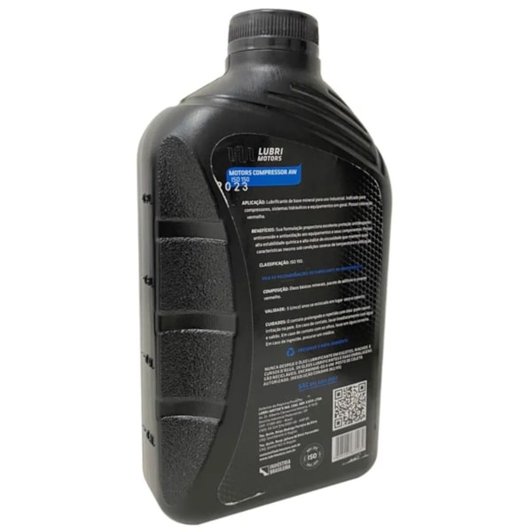 ÓLEO LUBRIFICANTE LUBRIOIL PARA COMPRESSOR 150 1 LITRO HIDRÁULICO INDUSTRIAL-f48928ce-3887-40bc-acd7-8cc17ddecacd