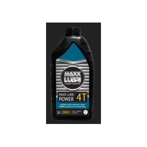 ÓLEO PARA MOTOR 20W50 4T MAXXLUB 1L API SL GASOLINA E ÁLCOOL