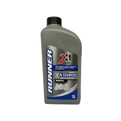 Óleo Para Motor X1 Maxx 20W50 4T Mineral 1L Para Motocicletas