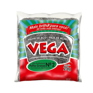 PALHA DE AÇO Nº 02 VEGA 25G
