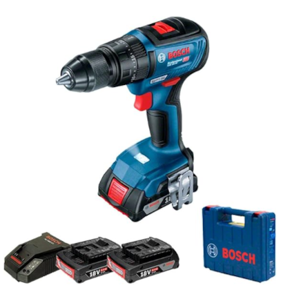 Parafusadeira E Furadeira De Impacto A Bateria Bosch Gsb 18V 150 C 18V 1/2
