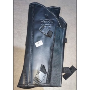 Perneira De Segurança Nexus Combat 3 Talas Com Velcro Ca 37089 Couro Sintético
