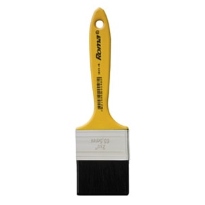 PINCEL ROMA 2.1/2” 60 MM CABO PLÁSTICO CERDAS NATURAIS PARA TINTA ÓLEO E ESMALTE