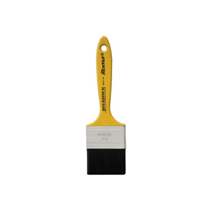Pincel Roma 2.1/2” 60 Mm Cabo Plástico Cerdas Naturais Para Tinta Óleo E Esmalte
