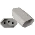 PINO FÊMEA MEC TRONIC 39011 2P+T 20A 250V CINZA-6188a118-6376-4d48-8382-e7fbe055849a