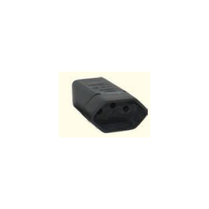 PINO FÊMEA PROLONGADOR MEC TRONIC 2P+T 10A 250V CINZA NBR 14136