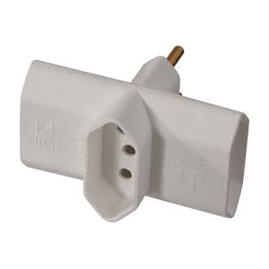PINO MULTIPLICADOR EM T MEC TRONIC 3 SAÍDAS 2P+T 10A 250V