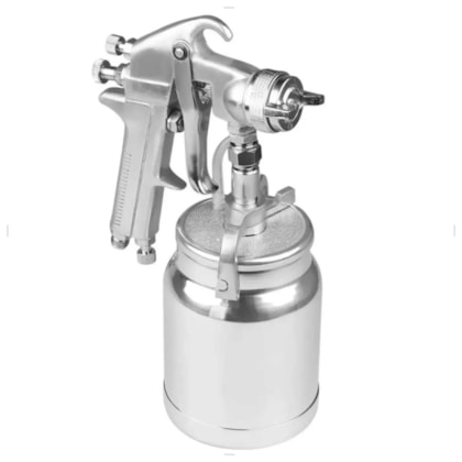 PISTOLA DE PINTURA SUCÇÃO ARCOM CP10A BICO 1.8MM CANECA DE ALUMÍNIO 1L PINTURAS GERAIS