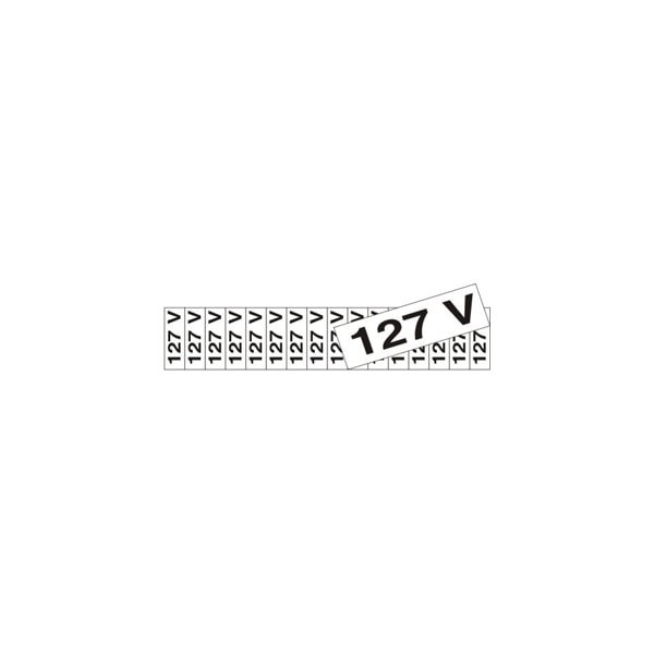 PLACA 05X25CM PVC ADES ETIQ VOLT 127V-1204c440-91b6-4147-8c2e-94376ac171ef