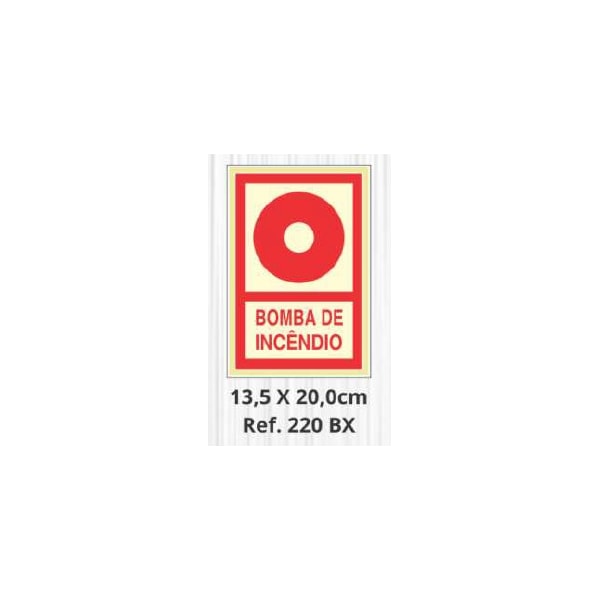 PLACA DE SINALIZAÇÃO BOMBA DE INCÊNDIO SINALIZE 13,5 X 20 CM PVC 0,5 MM-f936d8a0-fde2-442c-b751-1e51d8a75b11