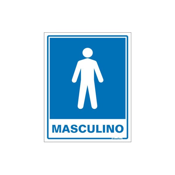 PLACA DE SINALIZAÇÃO SINALIZE SANITÁRIO MASCULINO 15X20CM EM POLIESTIRENO AUTO ADESIVA-4ea2daa4-2d0c-4376-a7c2-a7b56e275d05