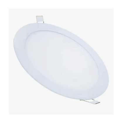 PLACA PLAFON LED AVANT REDONDO EMBUTIR 18W 3000K BIVOLT Ø22CM