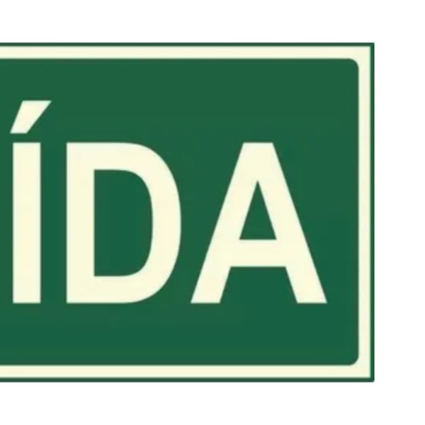 PLACA SAÍDA FOTOLUMINESCENTE SINALIZE 30X15CM-b4445d1c-c816-48a3-863f-b2cb418e7b04