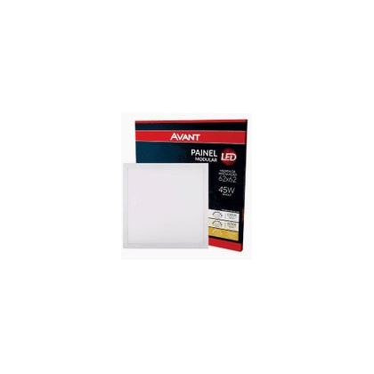 Plafon LED Avant Painel Modular Embutir 45W Branco Frio 6500K 62X62Cm Bivolt