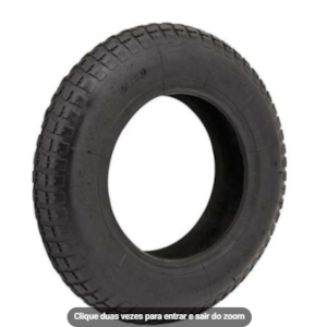 Pneu 3.25 8 Para Carrinho De Mão Lotus Com 2 Lonas Capacidade 90Kg