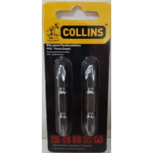 Ponta Power Bit Phillips 2 Collins 1/4 X 50Mm Polida Kit Com 2 Unidades